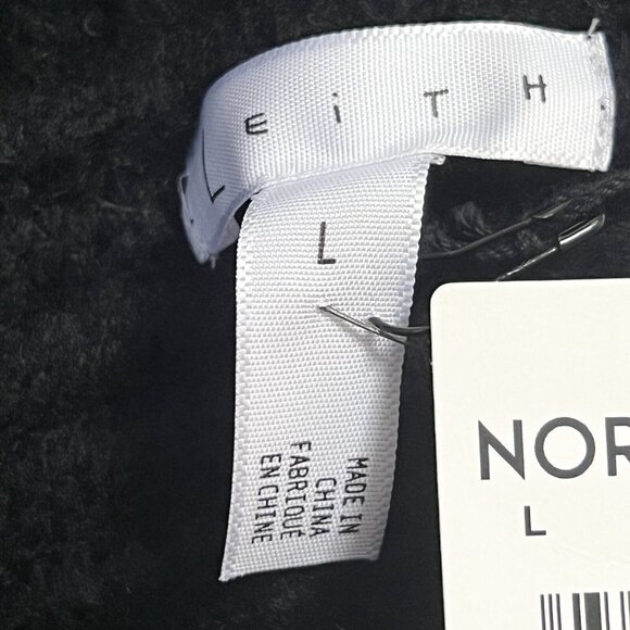 Leith Dolman Turtleneck Sweater In Black Size Large - Picture 5 of 5